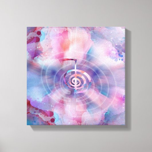 趙空礼 – 優しい水色 キャンバスプリント (正面)