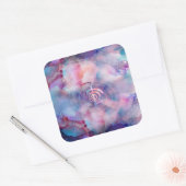 趙空礼 – 優しい水色 スクエアシール (封筒)