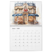 趣のあるクリスマスショッピング カレンダー (3月 2027)