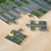 趣のあるニューイングランドの家 ジグソーパズル (側面)