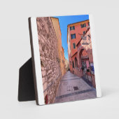 趣のあるフランスの路地 フォトプラーク (正面)