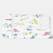 趣のあるヴィンテージの花の葉パーソナライズされた Case-Mate iPhoneケース (裏面 (横))