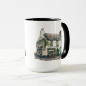 趣のある水の色アイリッシュカントリービレッジショップ マグカップ (正面右)