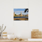 趣のある町インヴァネスのスカイラインと川 ポスター (キッチン)