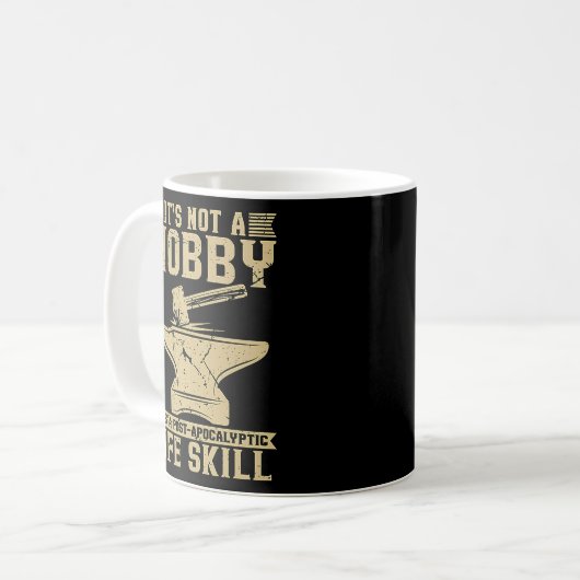 趣味じゃない造形の馬靴メタボウ コーヒーマグカップ (正面左)