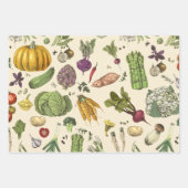 趣味の野菜栽培ガーデニング ラッピングペーパーシート (正面)