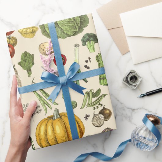 趣味の野菜栽培ガーデニング ラッピングペーパー (ギフト)