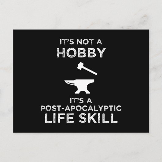 趣味の鍛冶屋じゃなおもしろいい ポストカード (正面)