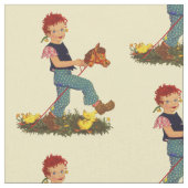 趣味の馬 ファブリック (クローズアップ)