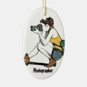 趣味は写真 セラミックオーナメント (右)