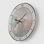 趣味 – ゴルフ – 写真 – 幸せの説得力 ラージ壁時計 (傾斜)