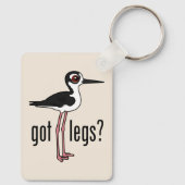 足おもしろい得は？黒首飾りバードラブル キーホルダー (裏面)