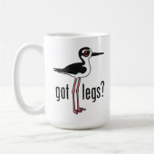 足おもしろい得は?黒首飾りバードラブル コーヒーマグカップ (左)