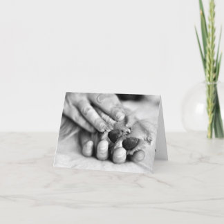 足および手カード カード