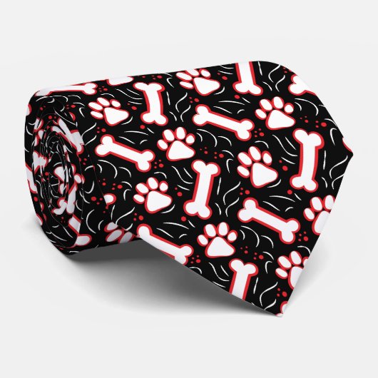 足および骨犬の恋人のネクタイ ネクタイ (ロール)