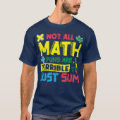 足し算が苦手なわけじゃない Tシャツ (正面)