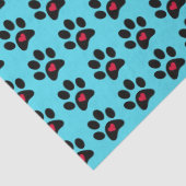 「足とハート」ティッシュペーパー 薄葉紙 (詳細)