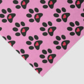 「足とハート」ティッシュペーパー 薄葉紙 (詳細)