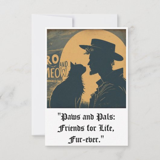 「足と仲間：一生の友、毛皮の永遠」 (正面)