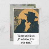 「足と仲間：一生の友、毛皮の永遠」 (正面/裏面)