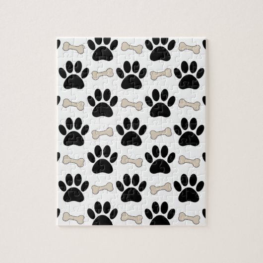 足と骨のパターン ジグソーパズル (縦)