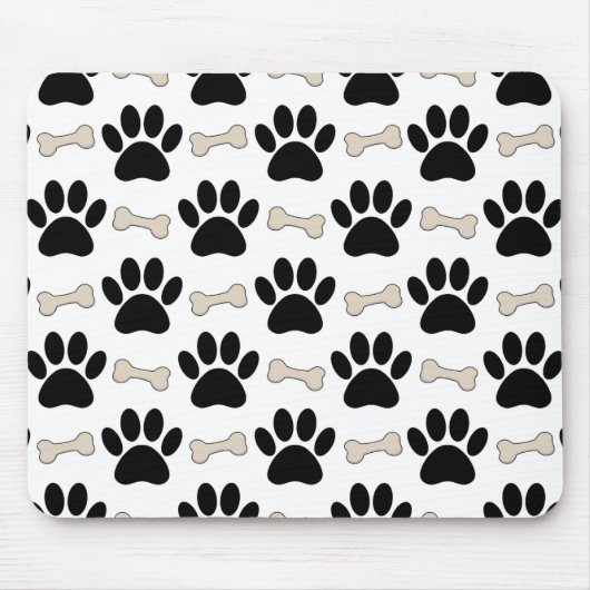 足と骨のパターン マウスパッド (正面)