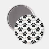 足と骨のパターン マグネット (正面/裏面)