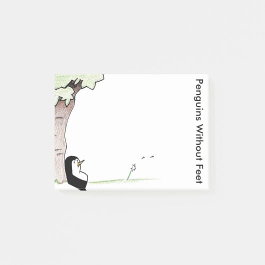 足のないペンギン ポストイット (正面)