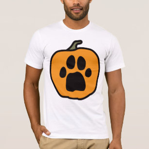 足のカボチャヴィンテージの黒によって破壊されるTシャツ Tシャツ