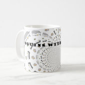 足のコーヒー・マグのないペンギン コーヒーマグカップ (正面左)