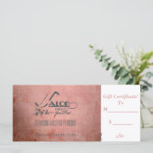 足のサロン – ギフト券/はがき (スタンド正面)