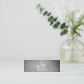 足のサロン – 商品/製品ラベル スキニー名刺 (スタンド正面)