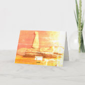 足のダンスがあなたを祝福します Blank Greeting Card カード (裏面)