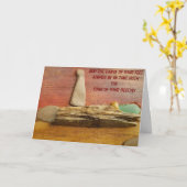 足のダンスがあなたを祝福します Blank Greeting Card カード (黄色い花)