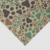 足のパッドのカムフラージュ 薄葉紙 (詳細)