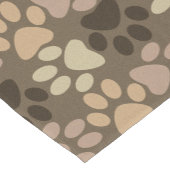 足のプリントのデザイン ショートテーブルランナー (コーナー)