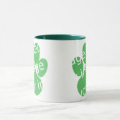 足のプリントのマグのデザイン マグカップ (中央)