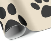 足のプリントの包装紙 ラッピングペーパー (ロールコーナー)