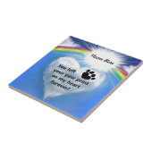 足のプリントの詩 タイル (側面)