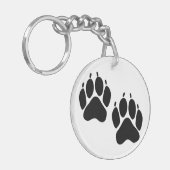 足のプリント キーホルダー (正面左)