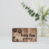 足のプリント 名刺 (スタンド正面)