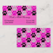 足のプリント 名刺 (正面/裏面)