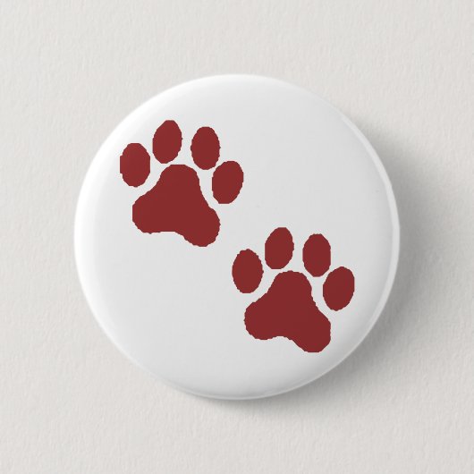 足のプリント 缶バッジ (正面)