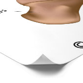 足のボーン、ラベル付き図。 ポスター (角)