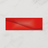 足のマッサージのプロフィールカード スキニー名刺 (裏面)