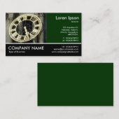 足の写真- Dkの緑-市役所の時計カーディフ 名刺 (正面/裏面)