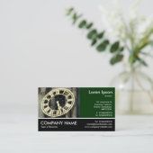 足の写真- Dkの緑-市役所の時計カーディフ 名刺 (スタンド正面)