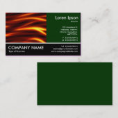 足の写真- Dkの緑-火の舌 名刺 (正面/裏面)