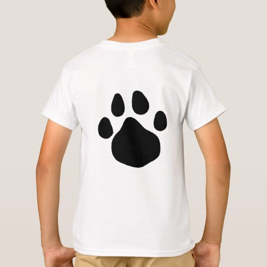 足の友達 Tシャツ (裏面)