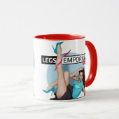 足の女神のマグの上のPin マグカップ (正面右)